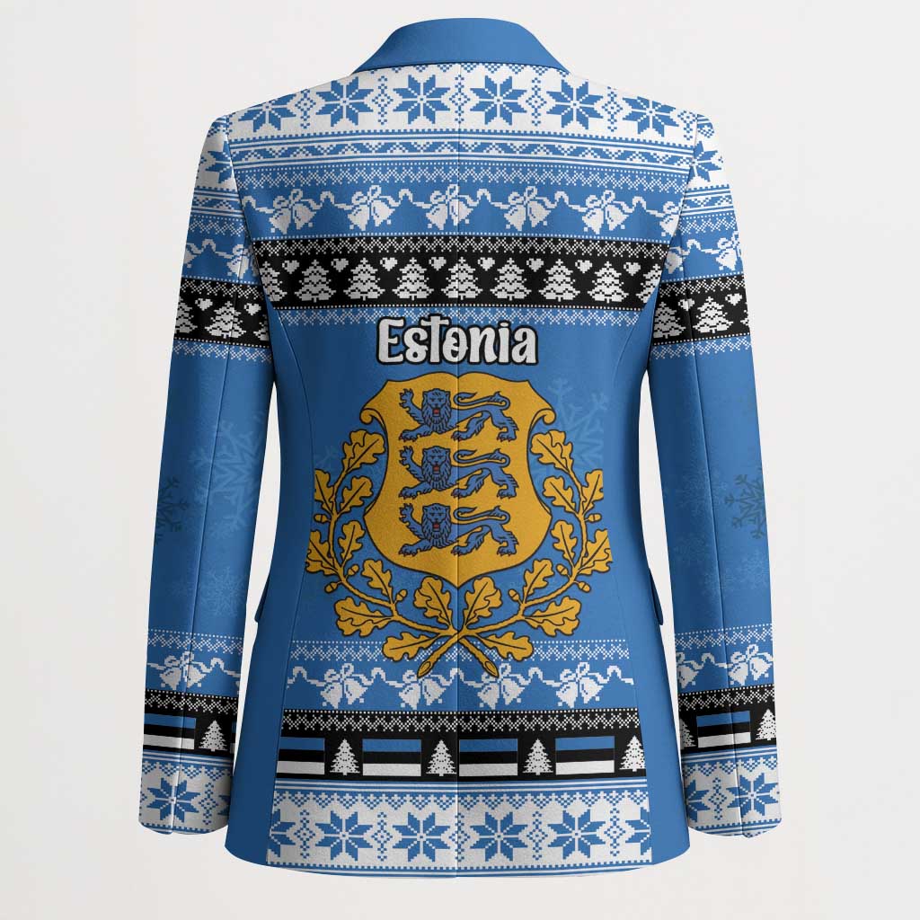 Estonia Christmas Blazer Coat Of Arms Haid Joule - Wonder Print Shop