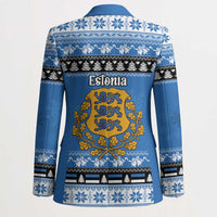 Estonia Christmas Blazer Coat Of Arms Haid Joule - Wonder Print Shop