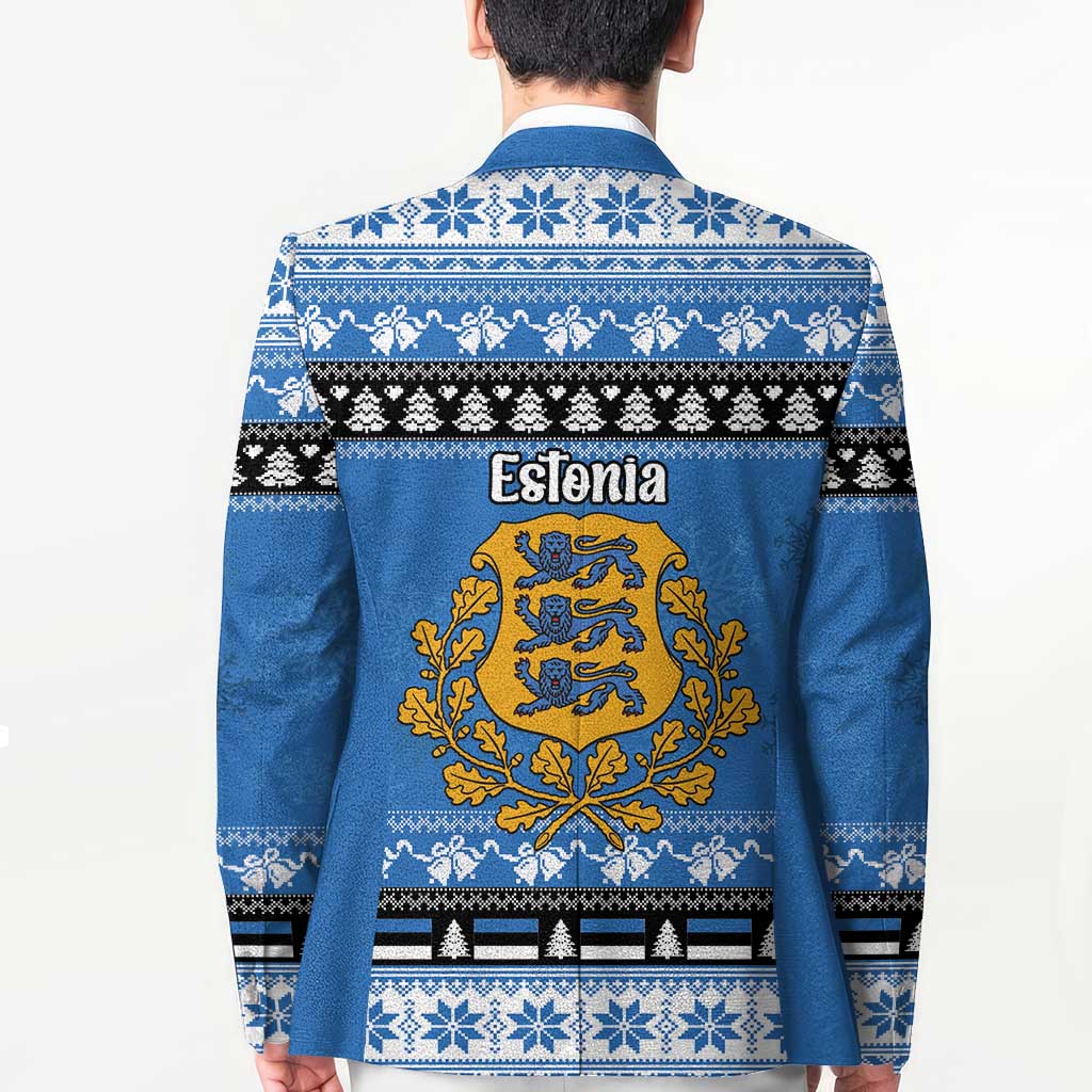 Estonia Christmas Blazer Coat Of Arms Haid Joule - Wonder Print Shop