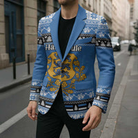 Estonia Christmas Blazer Coat Of Arms Haid Joule - Wonder Print Shop