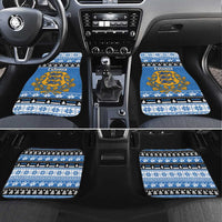 Estonia Christmas Car Mats Coat Of Arms Haid Joule - Wonder Print Shop