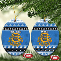 Estonia Christmas Ceramic Ornament Coat Of Arms Haid Joule - Wonder Print Shop