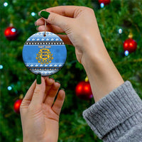 Estonia Christmas Ceramic Ornament Coat Of Arms Haid Joule - Wonder Print Shop