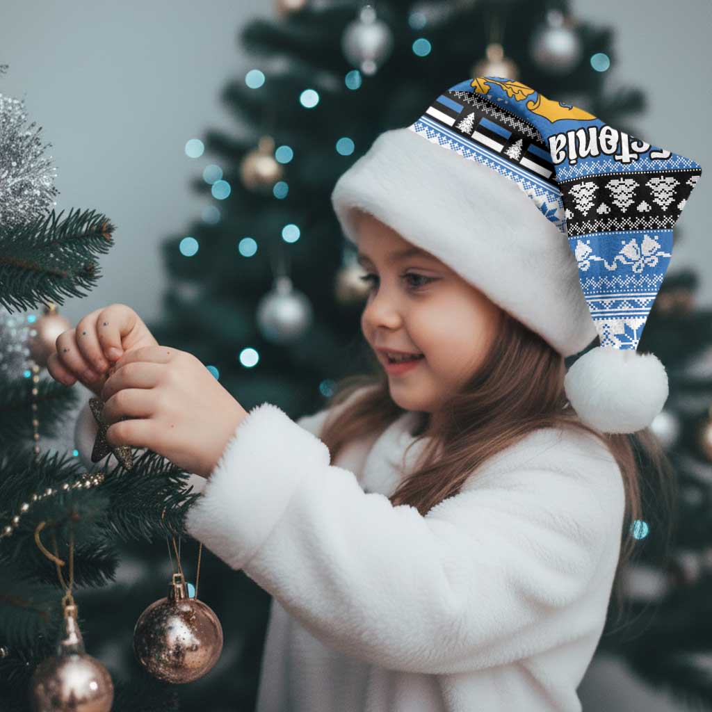 Estonia Christmas Santa Hat Coat Of Arms Haid Joule - Wonder Print Shop