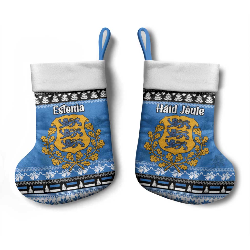 Estonia Christmas Stocking Coat Of Arms Haid Joule - Wonder Print Shop