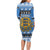 Estonia Christmas Family Matching Long Sleeve Bodycon Dress and Hawaiian Shirt Coat Of Arms Haid Joule - Wonder Print Shop