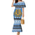 Estonia Christmas Family Matching Mermaid Dress and Hawaiian Shirt Coat Of Arms Haid Joule - Wonder Print Shop