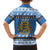 Estonia Christmas Family Matching Off The Shoulder Long Sleeve Dress and Hawaiian Shirt Coat Of Arms Haid Joule - Wonder Print Shop