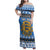 Estonia Christmas Family Matching Off Shoulder Maxi Dress and Hawaiian Shirt Coat Of Arms Haid Joule - Wonder Print Shop