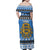 Estonia Christmas Family Matching Off Shoulder Maxi Dress and Hawaiian Shirt Coat Of Arms Haid Joule - Wonder Print Shop