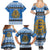 Estonia Christmas Family Matching Summer Maxi Dress and Hawaiian Shirt Coat Of Arms Haid Joule - Wonder Print Shop