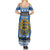 Estonia Christmas Family Matching Summer Maxi Dress and Hawaiian Shirt Coat Of Arms Haid Joule - Wonder Print Shop