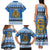 Estonia Christmas Family Matching Tank Maxi Dress and Hawaiian Shirt Coat Of Arms Haid Joule - Wonder Print Shop