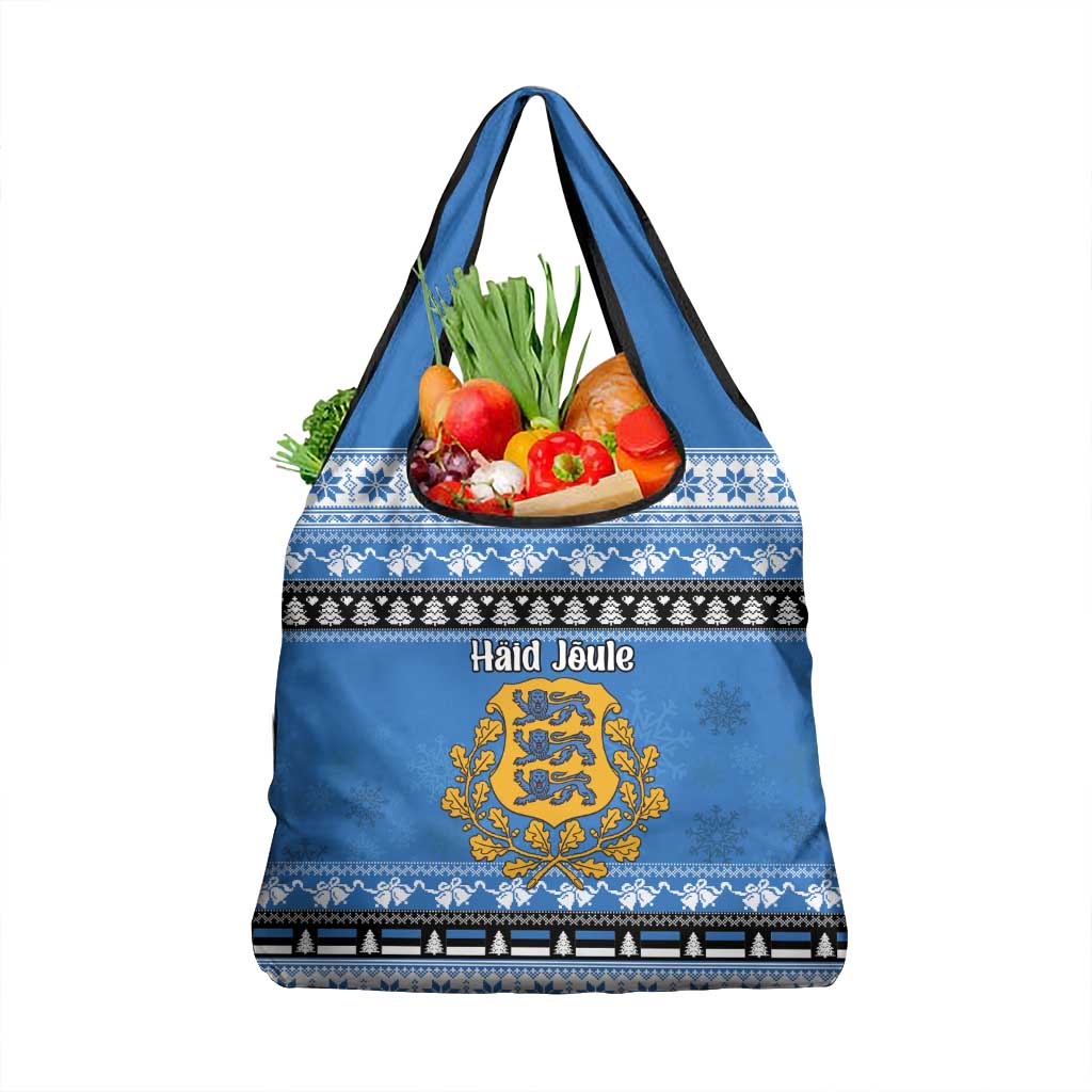 Estonia Christmas Grocery Bag Coat Of Arms Haid Joule - Wonder Print Shop