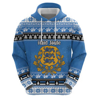 Estonia Christmas Hoodie Coat Of Arms Haid Joule - Wonder Print Shop