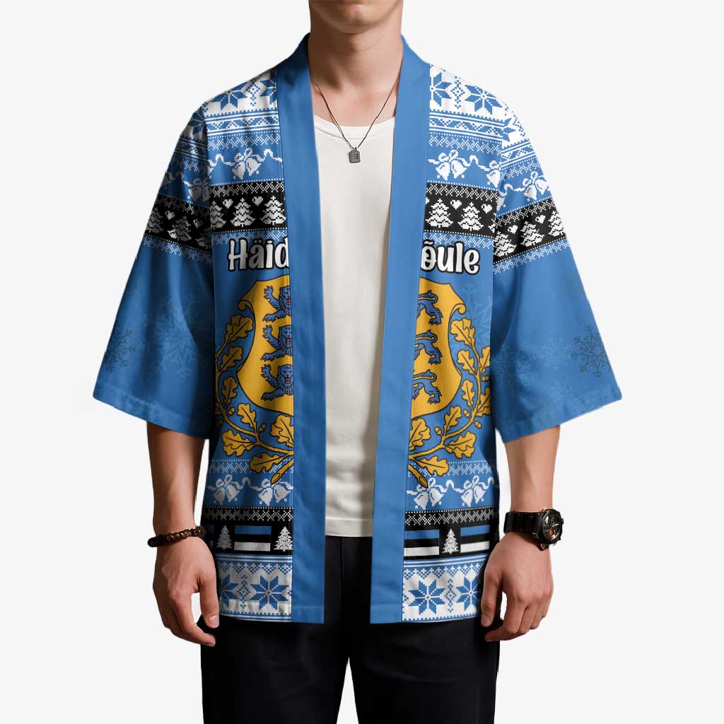 Estonia Christmas Kimono Coat Of Arms Haid Joule - Wonder Print Shop