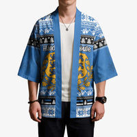 Estonia Christmas Kimono Coat Of Arms Haid Joule - Wonder Print Shop