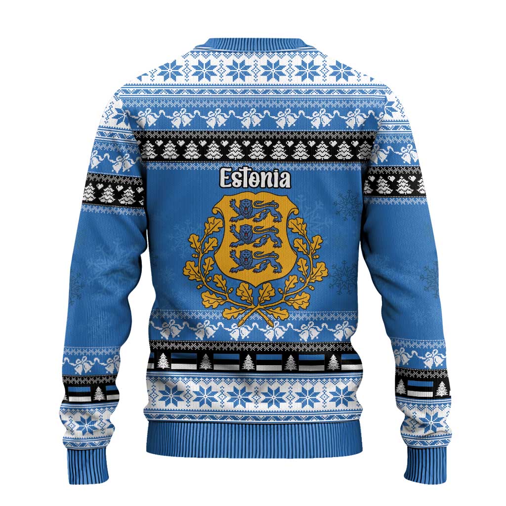 Estonia Christmas Ugly Christmas Sweater Coat Of Arms Haid Joule - Wonder Print Shop