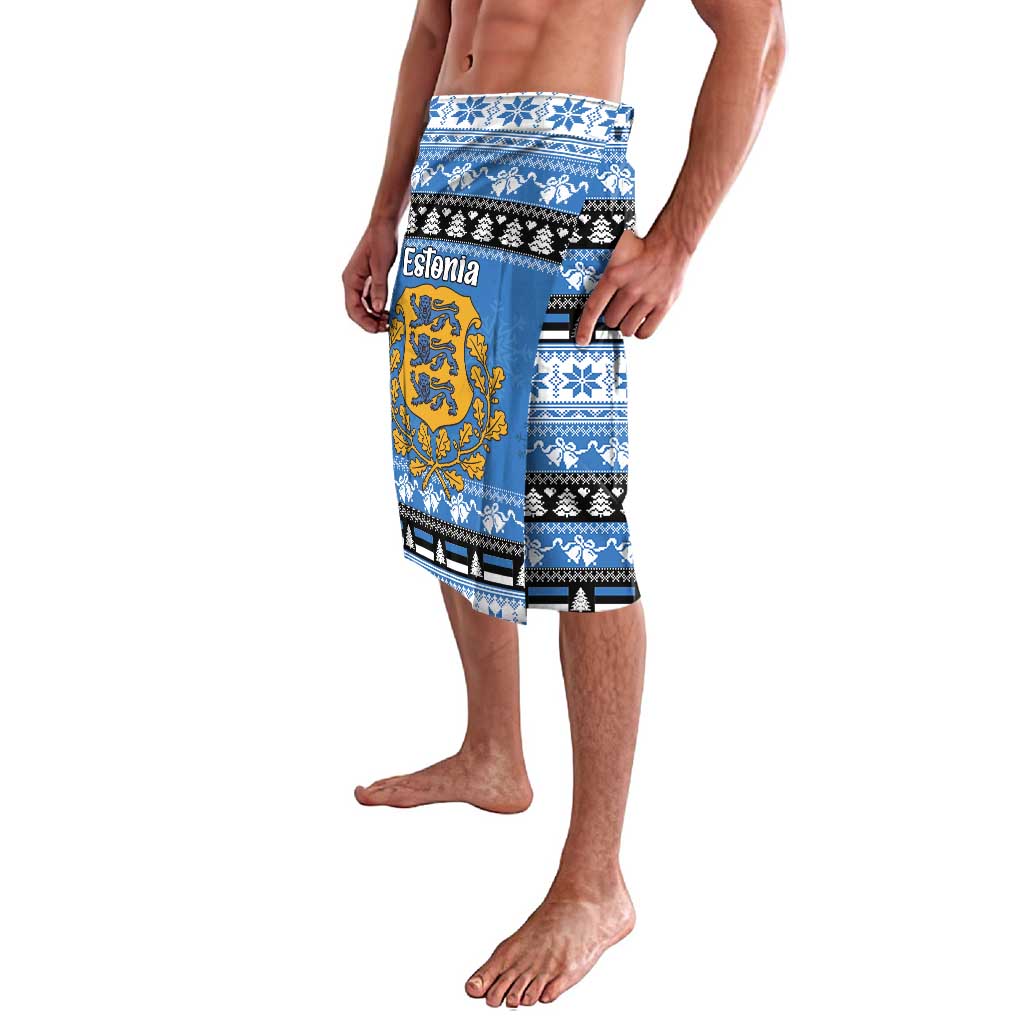 Estonia Christmas Lavalava Coat Of Arms Haid Joule - Wonder Print Shop