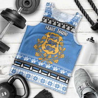 Estonia Christmas Men Tank Top Coat Of Arms Haid Joule - Wonder Print Shop
