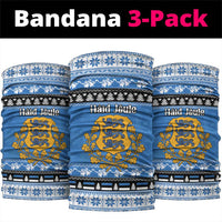 Estonia Christmas Neck Gaiter Coat Of Arms Haid Joule - Wonder Print Shop