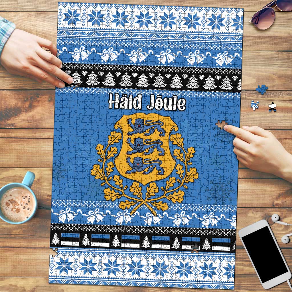 Estonia Christmas Puzzle Coat Of Arms Haid Joule - Wonder Print Shop