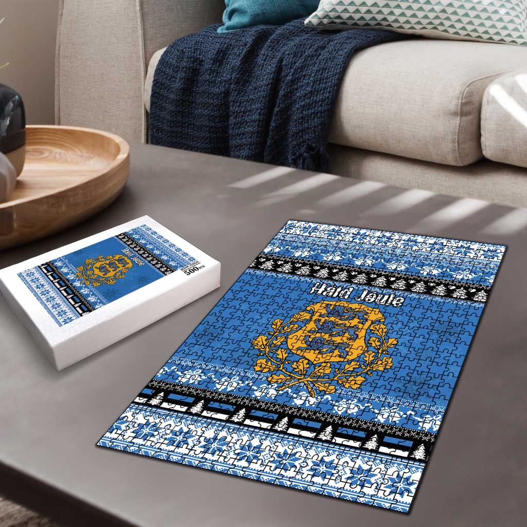 Estonia Christmas Puzzle Coat Of Arms Haid Joule - Wonder Print Shop