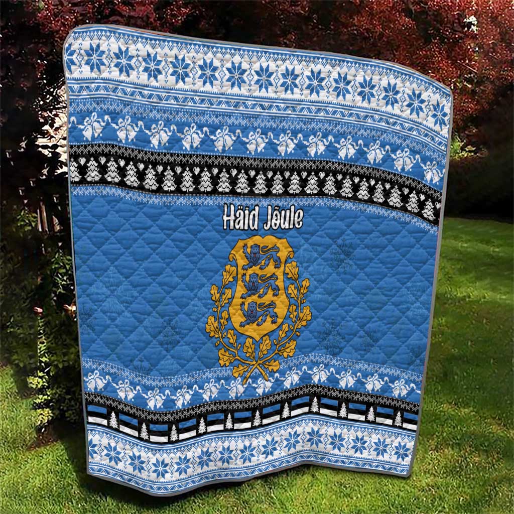 Estonia Christmas Quilt Coat Of Arms Haid Joule - Wonder Print Shop