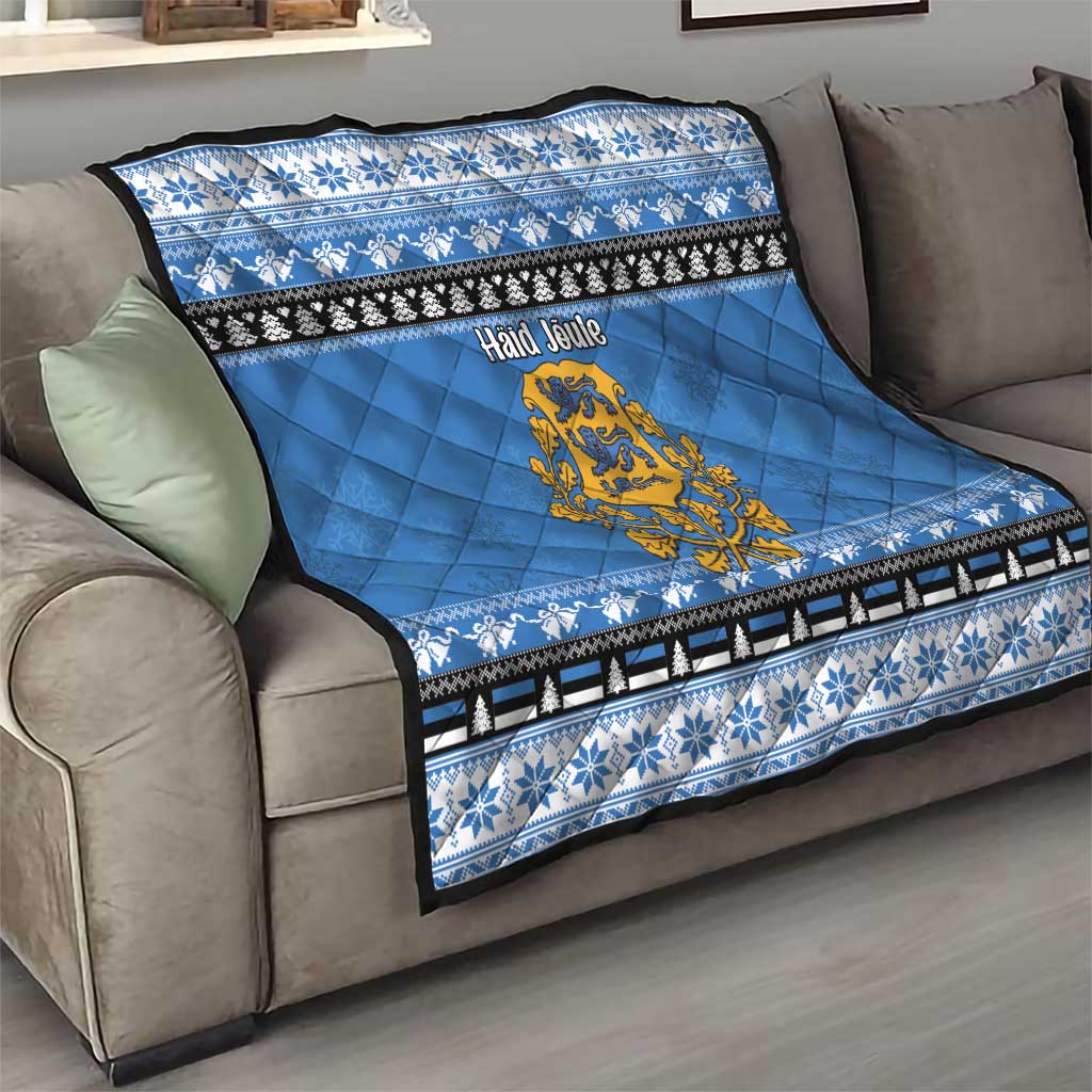Estonia Christmas Quilt Coat Of Arms Haid Joule - Wonder Print Shop