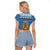 Estonia Christmas Raglan Cropped T Shirt Coat Of Arms Haid Joule - Wonder Print Shop