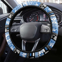 Estonia Christmas Steering Wheel Cover Coat Of Arms Haid Joule - Wonder Print Shop