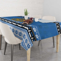 Estonia Christmas Tablecloth Coat Of Arms Haid Joule - Wonder Print Shop