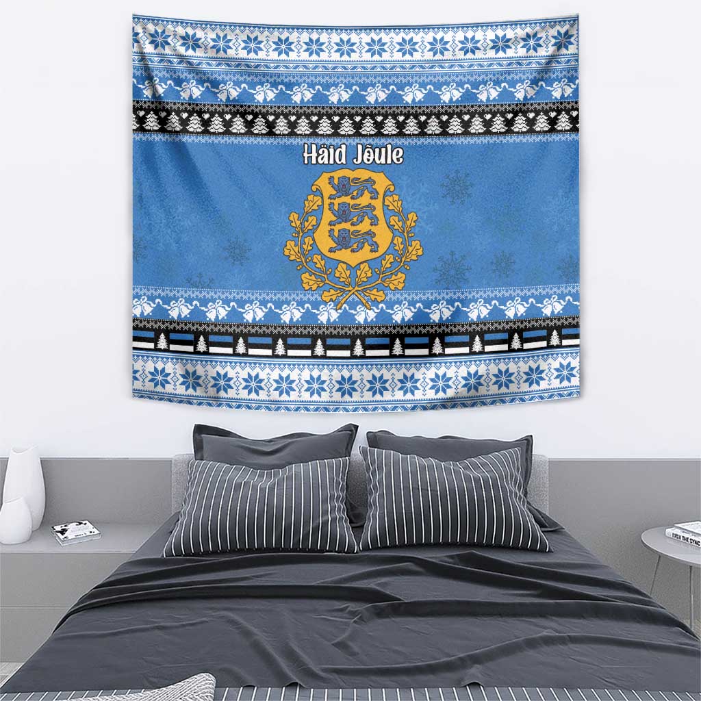 Estonia Christmas Tapestry Coat Of Arms Haid Joule - Wonder Print Shop