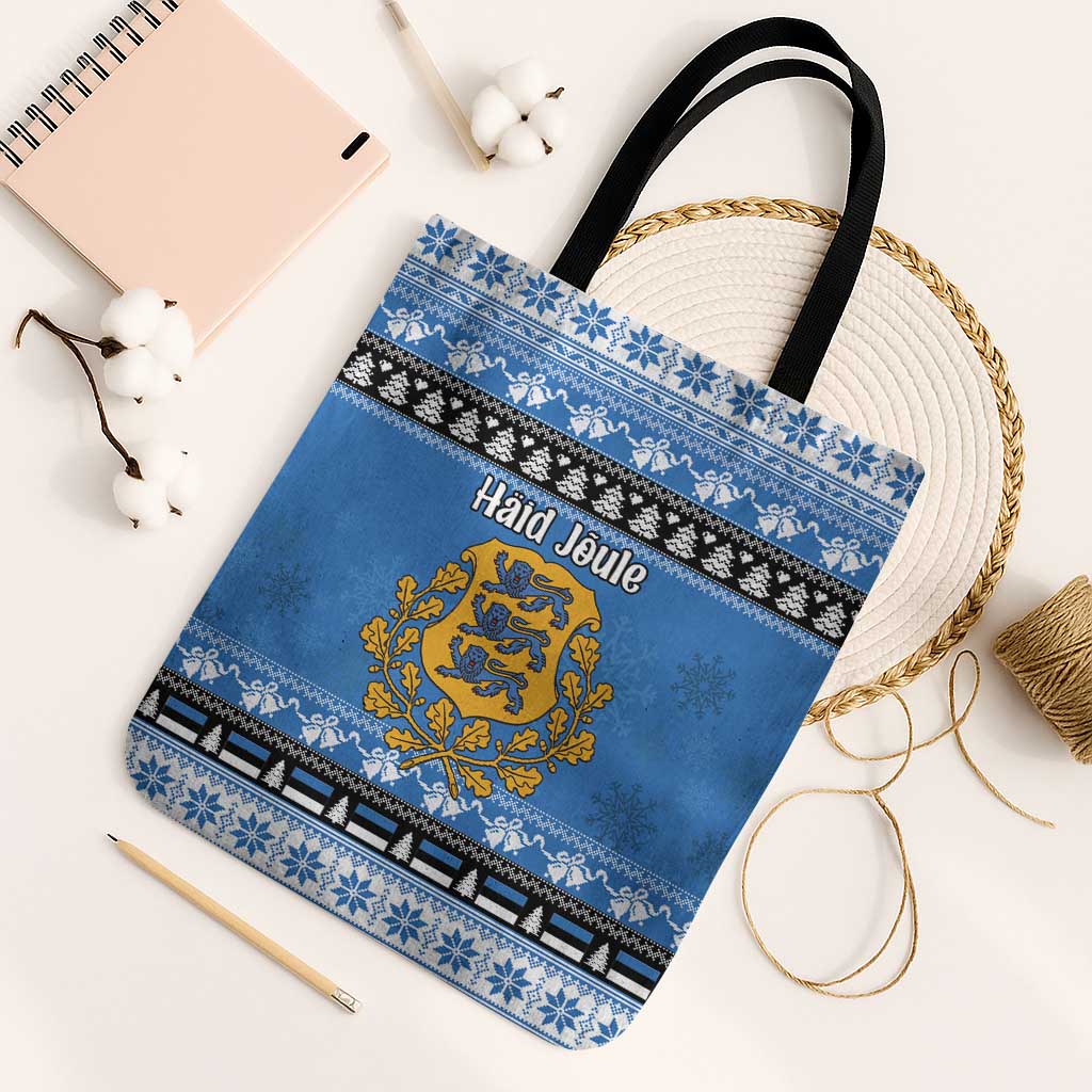 Estonia Christmas Tote Bag Coat Of Arms Haid Joule - Wonder Print Shop