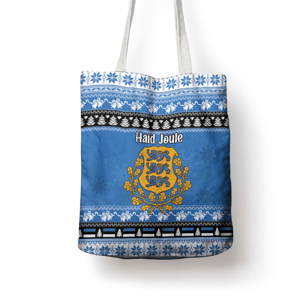 Estonia Christmas Tote Bag Coat Of Arms Haid Joule - Wonder Print Shop