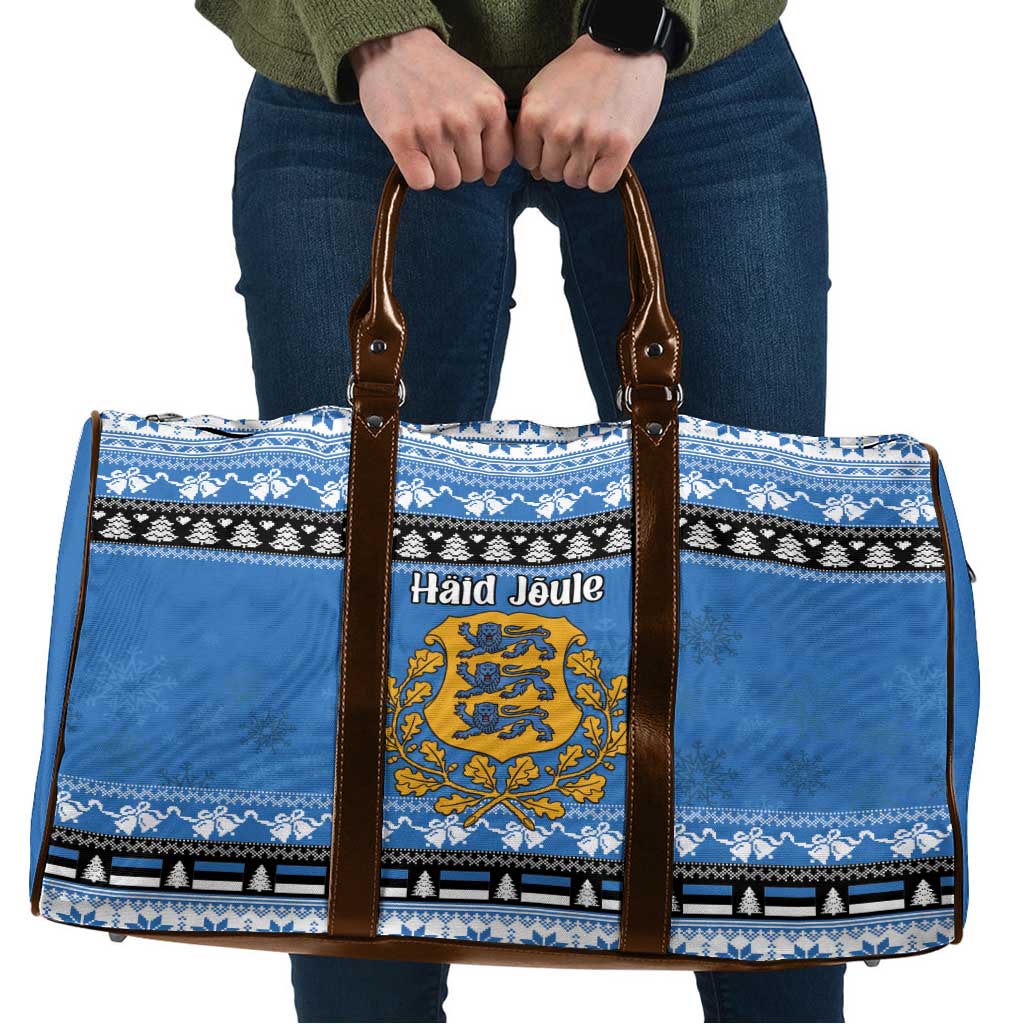 Estonia Christmas Travel Bag Coat Of Arms Haid Joule - Wonder Print Shop