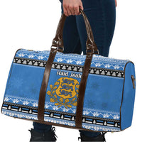 Estonia Christmas Travel Bag Coat Of Arms Haid Joule - Wonder Print Shop