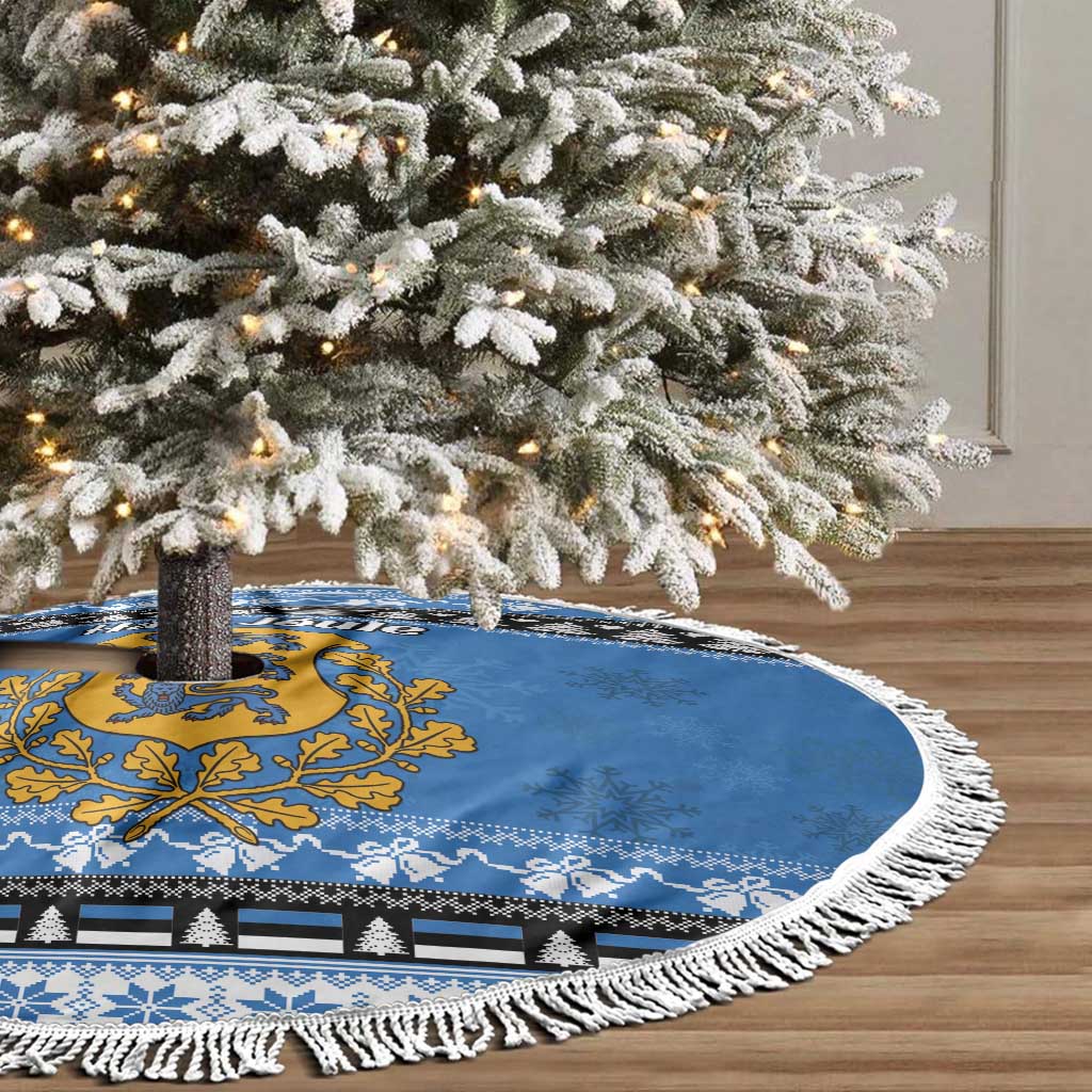 Estonia Christmas Tree Skirt Coat Of Arms Haid Joule - Wonder Print Shop