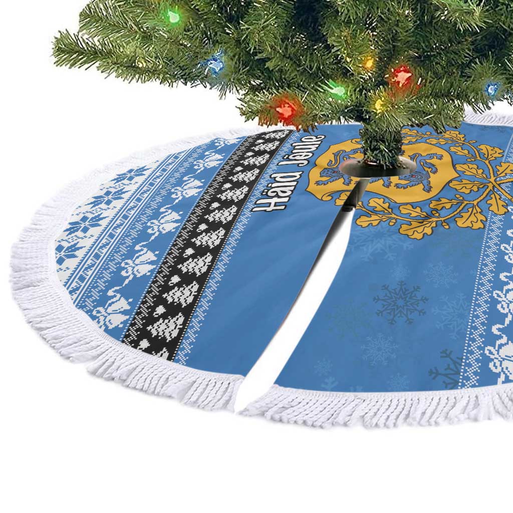 Estonia Christmas Tree Skirt Coat Of Arms Haid Joule - Wonder Print Shop