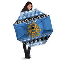 Estonia Christmas Umbrella Coat Of Arms Haid Joule - Wonder Print Shop