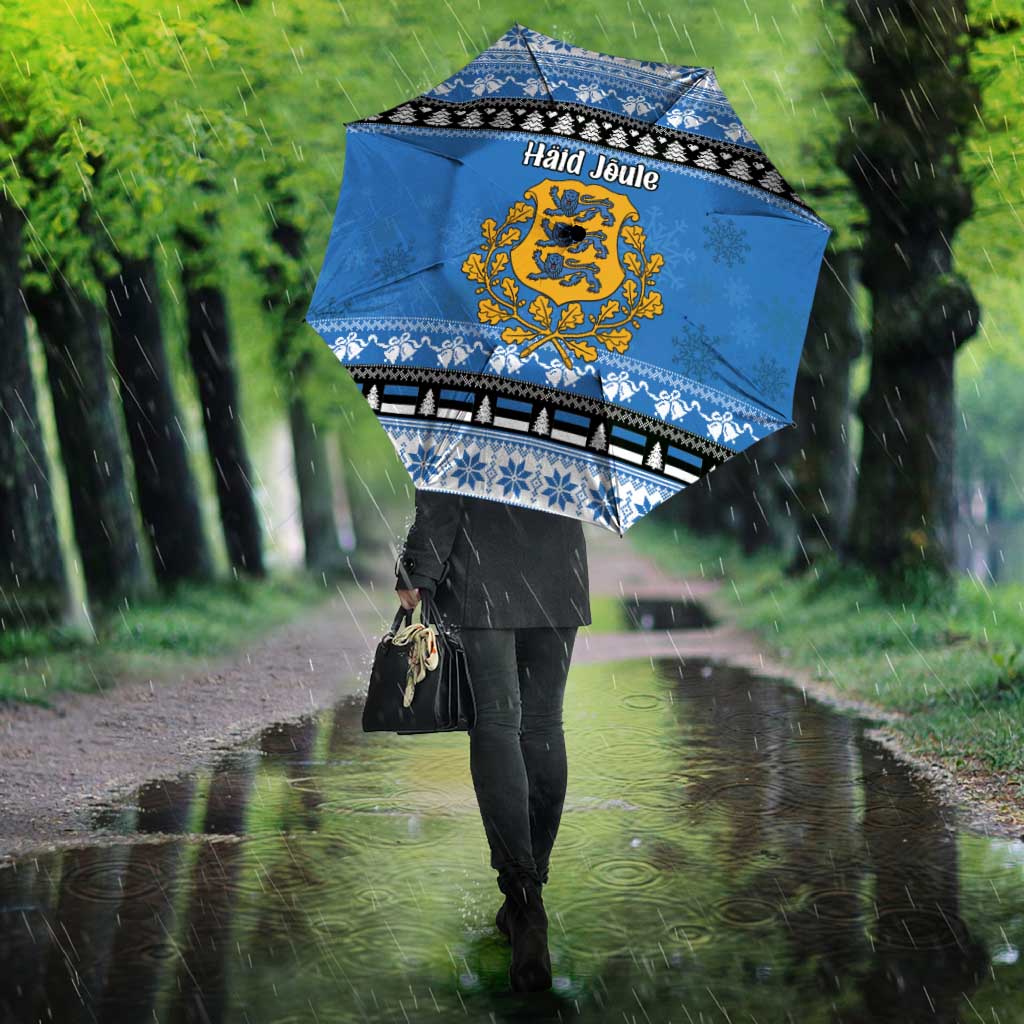 Estonia Christmas Umbrella Coat Of Arms Haid Joule - Wonder Print Shop