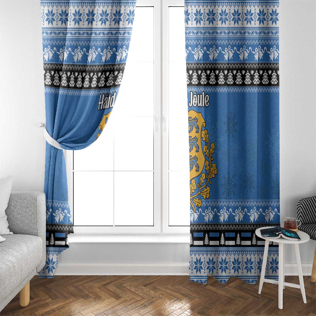 Estonia Christmas Window Curtain Coat Of Arms Haid Joule - Wonder Print Shop