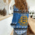 Estonia Christmas Women Casual Shirt Coat Of Arms Haid Joule - Wonder Print Shop