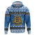 Estonia Christmas Zip Hoodie Coat Of Arms Haid Joule - Wonder Print Shop