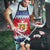 Liechtenstein Christmas Apron Coat Of Arms Frohe Weihnachten - Wonder Print Shop