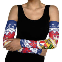 Liechtenstein Christmas Arm Sleeves Coat Of Arms Frohe Weihnachten - Wonder Print Shop