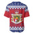 Liechtenstein Christmas Baseball Jersey Coat Of Arms Frohe Weihnachten - Wonder Print Shop