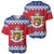 Liechtenstein Christmas Baseball Jersey Coat Of Arms Frohe Weihnachten - Wonder Print Shop