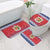 Liechtenstein Christmas Bathroom Set Coat Of Arms Frohe Weihnachten - Wonder Print Shop