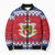 Liechtenstein Christmas Bomber Puffer Jacket Coat Of Arms Frohe Weihnachten - Wonder Print Shop